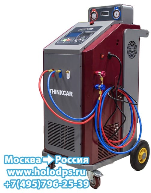 Станция для заправки автокондиционеров Thinkcar AC-100 с таймером обслуживания заблокирована &mdash; блокировка работы, необходимость замены фильтра и активационного кода, срочная разблокировка